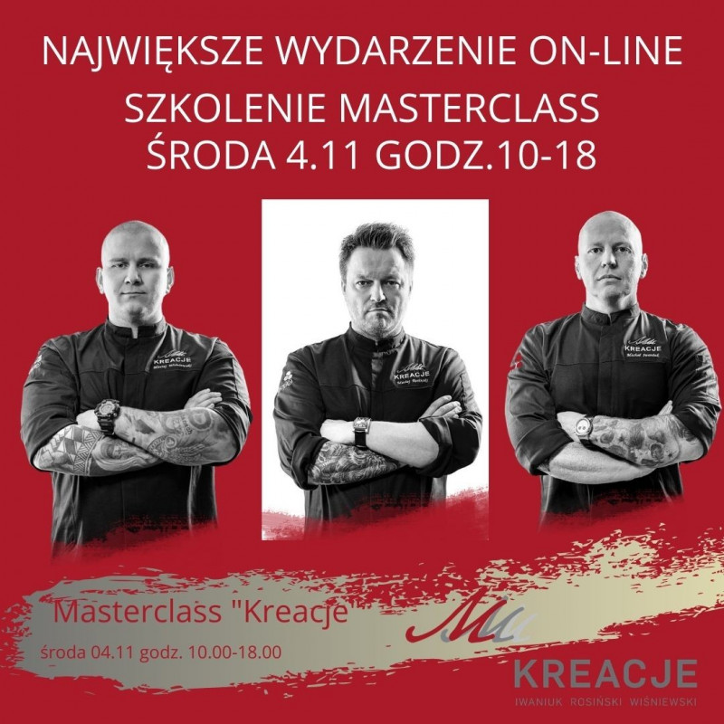 4.11 Szkolenie Masterclass KREACJE Iwaniuk Rosiński Wiśniewski