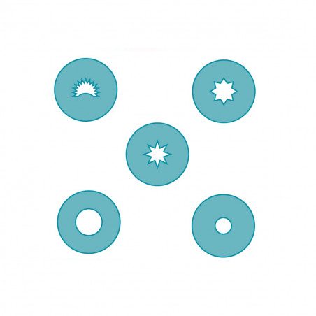 Zestaw silikonowy worek cukierniczy + 5 końcówek do dekorowania 10A09928 Tala