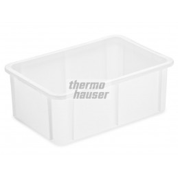 Pojemnik 60l sztaplowany prostokątny biały 59x39 cm 41332 Thermohauser