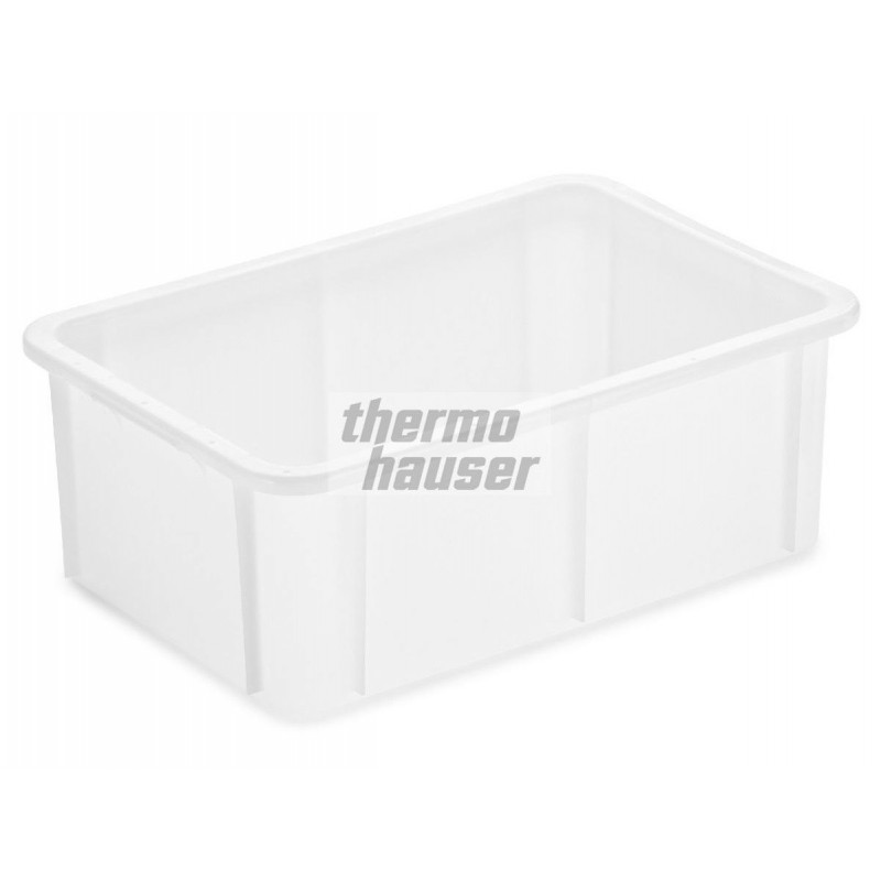 Pojemnik 60l sztaplowany prostokątny biały 59x39 cm 41332 Thermohauser