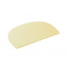Skrobka grzebieniowa z tworzywa 110 x 72 mm kolor kości słoniowej 37263 Thermohauser