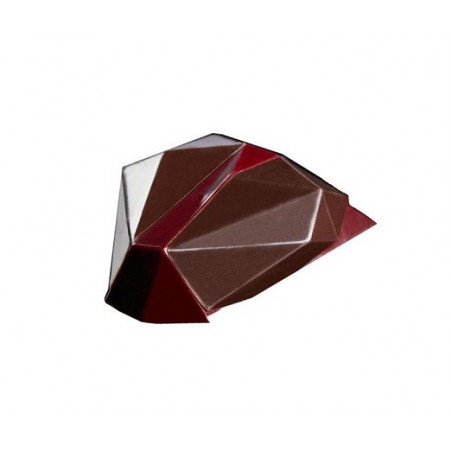 PC50 Heart Design Pavoni Italia - forma z poliwęglanu do nowoczesnych pralin - diamentowe serca