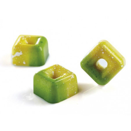 PC51 Iconic Pavoni Italia - forma z poliwęglanu do pralin - dł. 26 x szer. 26 x wys. 16 mm / poj. 10 g x 21 pralin