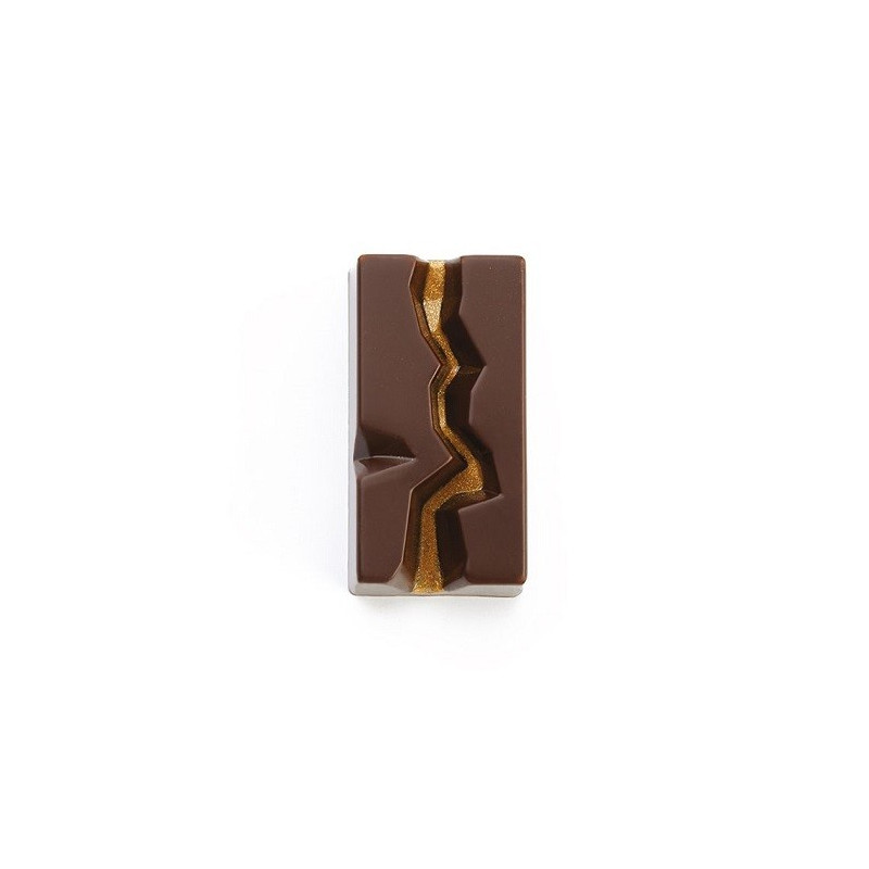 PC69 Prostokąt Abyss Pavoni Italia - forma z poliwęglanu do pralin - dł. 39 x szer. 20 x wys. 12.5 mm / poj. 10 g x 18 pralin PC69 Prostokąt Abyss Pavoni Italia - forma z poliwęglanu do pralin - dł. 39 x szer. 20 x wys. 12.5 mm / poj. 10 g x 18 pralin