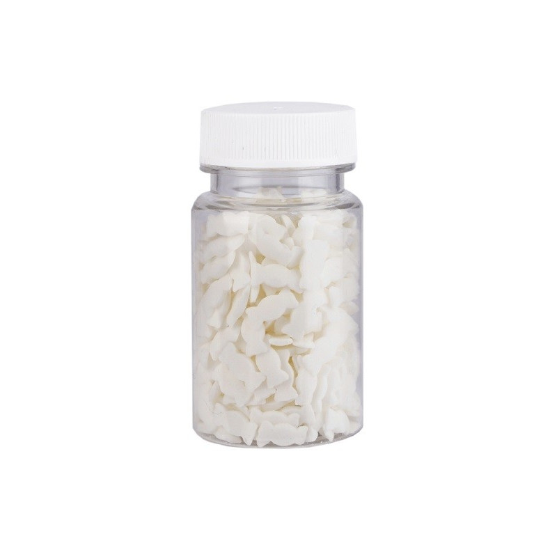 30g CUKIERKI BIAŁE konfetti cukrowe 10 mm Sweet Decor 30g CUKIERKI BIAŁE konfetti cukrowe 10 mm Sweet Decor