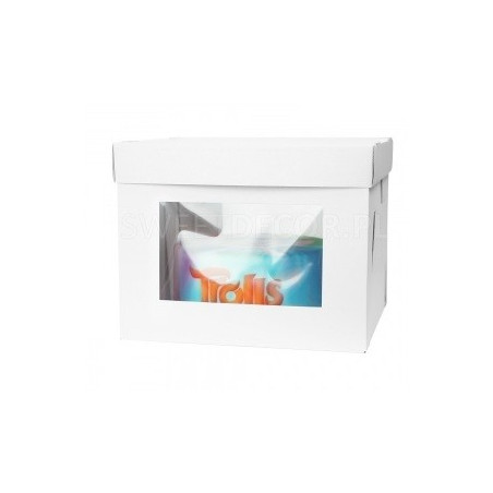 1 szt. OPA1 szt. OPAKOWANIE NA TORT Z BOCZNYM OKNEM 340/340/270 mm Sweet Decor