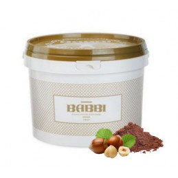 3kg PASTA GIANDUIA TRINACRIA pasta z orzechów laskowych i kakao bez dodatku cukru 12389 BABBI