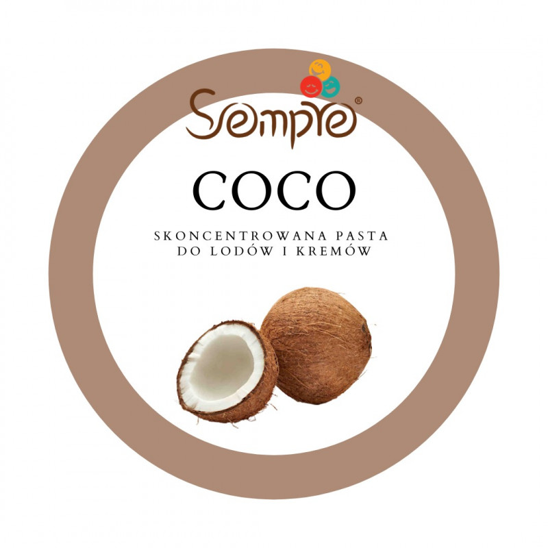 1kg COCO skoncentrowana pasta kokosowa do lodów i kremów Pernigotti
