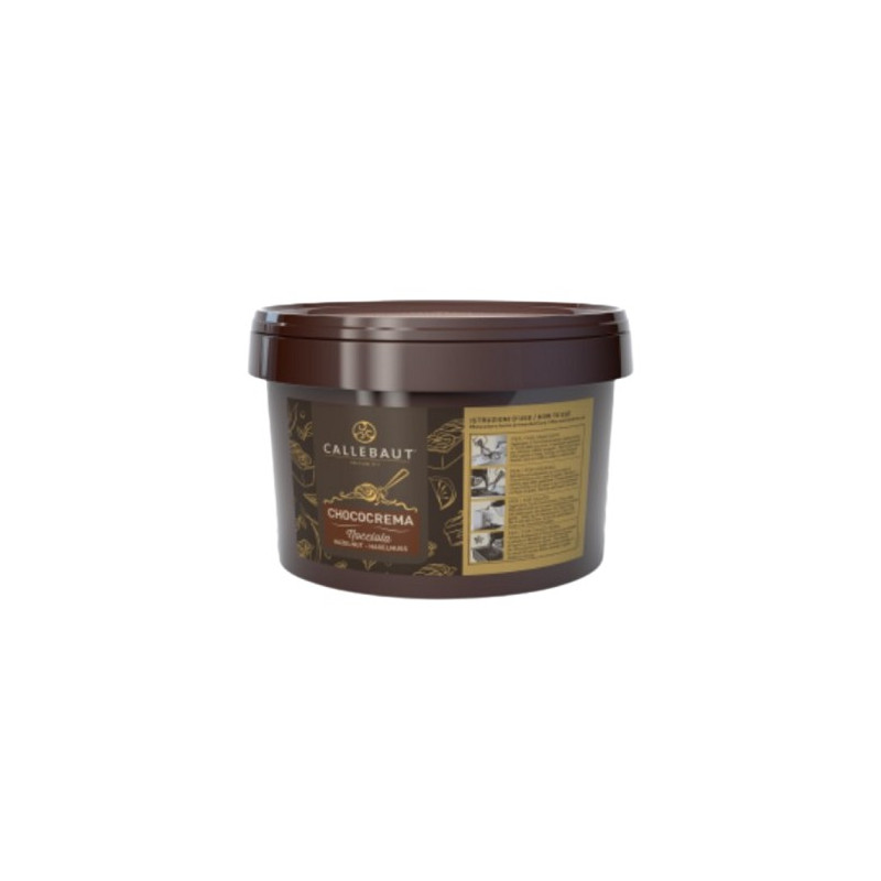 3kg CHOCO CREMA NOCCIOLA FNN-O1239-U50 Nadzienie orzech laskowy do lodów Callebaut