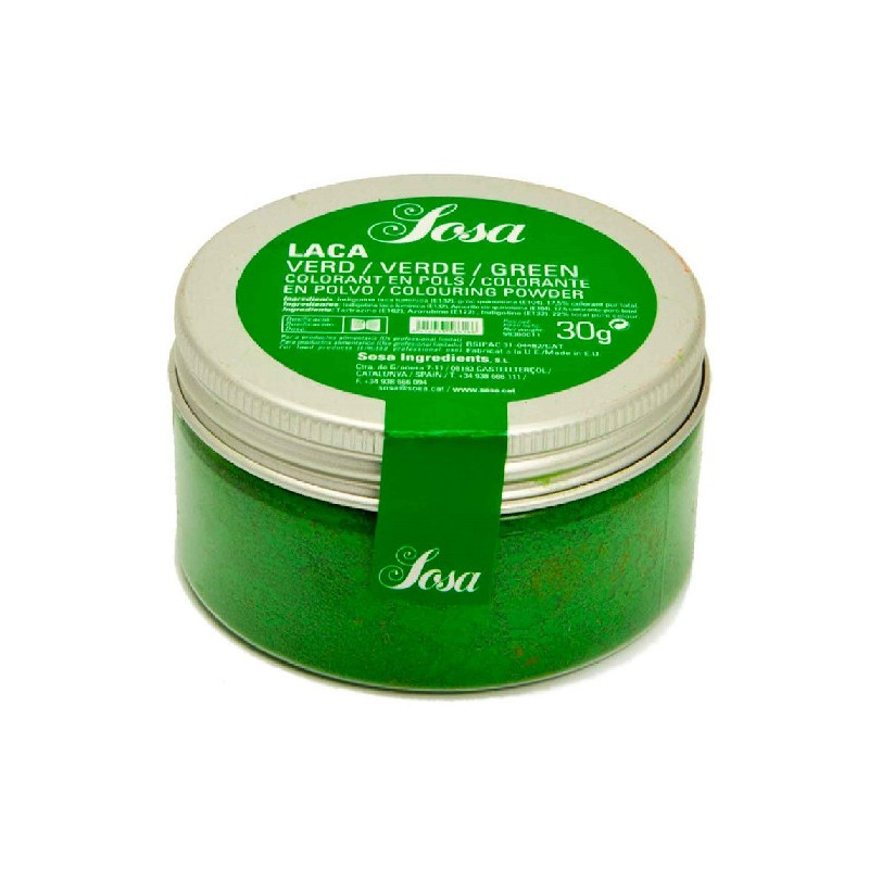 30g LACA Barwnik w proszku ZIELONY Verde 59300011 Sosa 30g LACA Barwnik w proszku ZIELONY Verde 59300011 Sosa