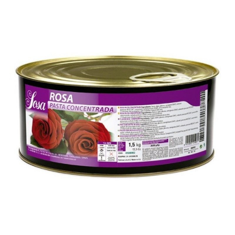 1,5kg ROSA skoncentrowana pasta różana 41600002 Sosa Ingredients