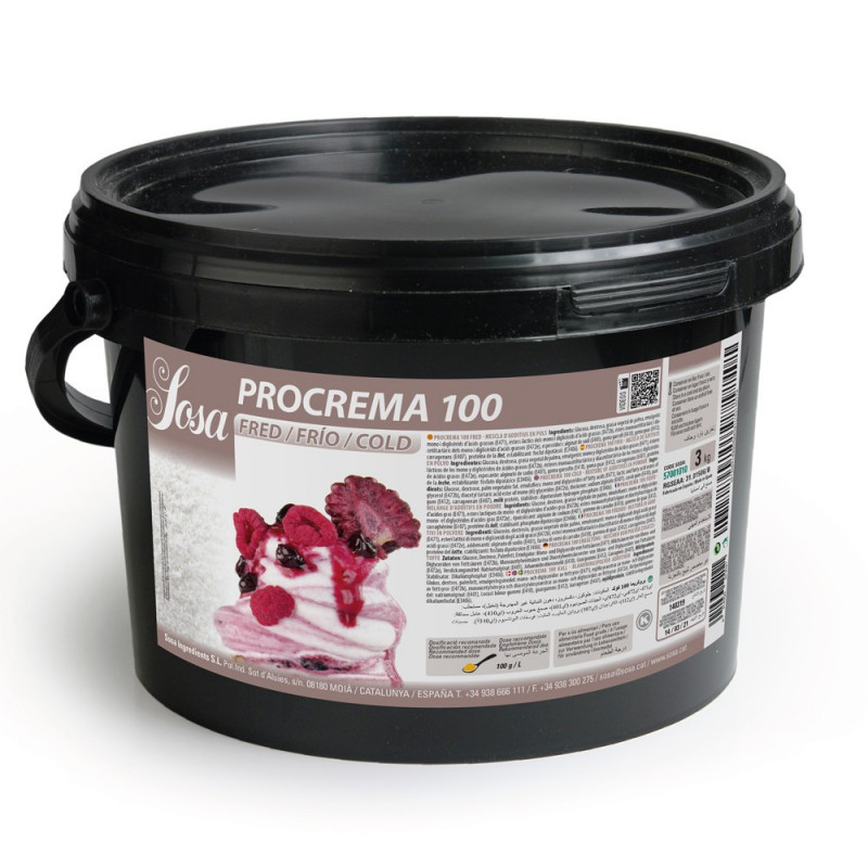 3kg PROCREMA 100 COLD Stabilizator do lodów mlecznych 57001010 Sosa