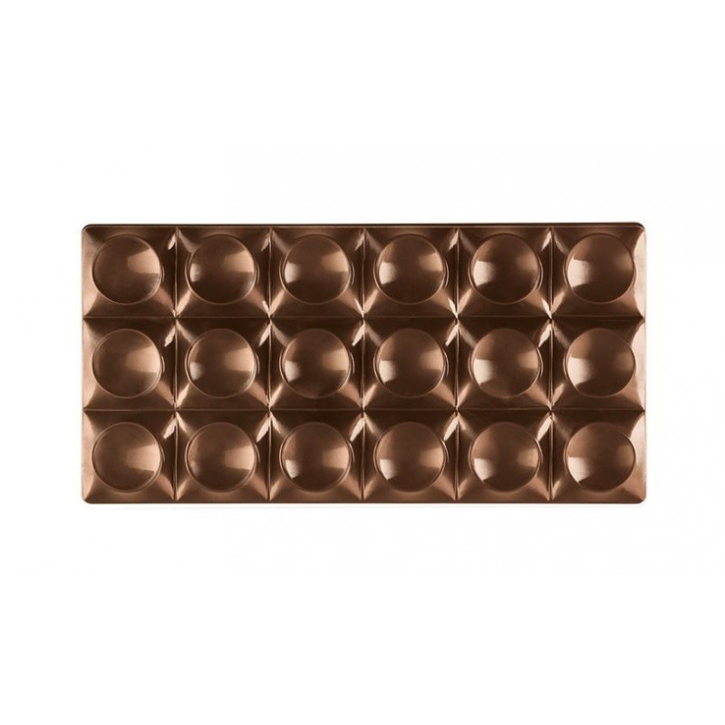 BRICKS Forma do tabliczek czekolady z poliwęglanu PC5010 Pavoni