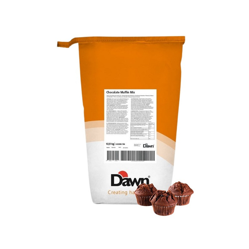 12,5kg CHOCOLATE MUFFIN MIX baza w proszku do czekoladowych babeczek 0.02395.798 Dawn