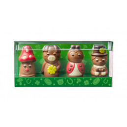 40 g Zestaw 4 sztuk figurek wiosennych z mlecznej czekolady 65691 CCW