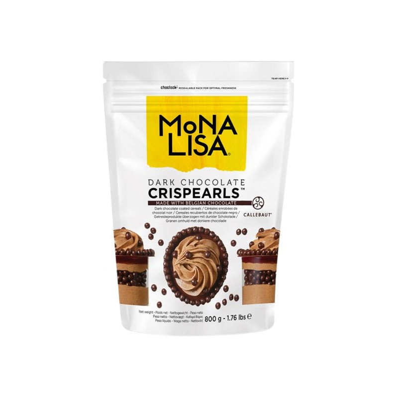 800g Crispearls™ Dark Chrupiące perełki w ciemnej czekoladzie CHD-CC-CRISPE0-02B Mona Lisa Callebaut