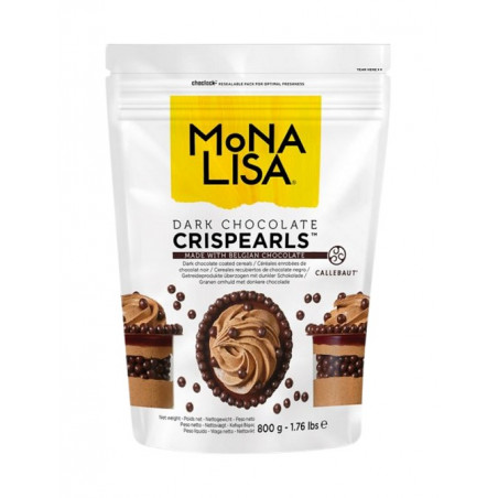 800g Crispearls™ Dark Chrupiące perełki w ciemnej czekoladzie CHD-CC-CRISPE0-02B Mona Lisa Callebaut