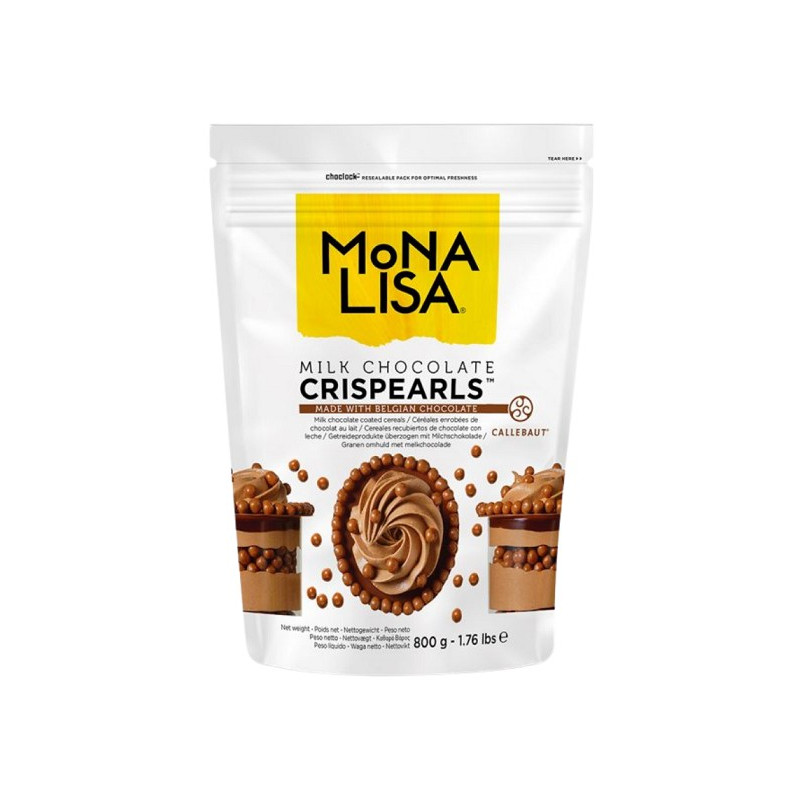 800g Crispearls™ Milk Chrupiące perełki w mlecznej czekoladzie CHM-CC-CRISPE0-02B Mona Lisa Callebaut