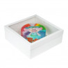 40/40/15 cm kartonowe opakowanie na tort z okienkiem Sweet Decor