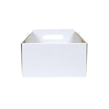 26/26/25 cm kartonowe wysokie opakowanie na tort z rączką Sweet Decor