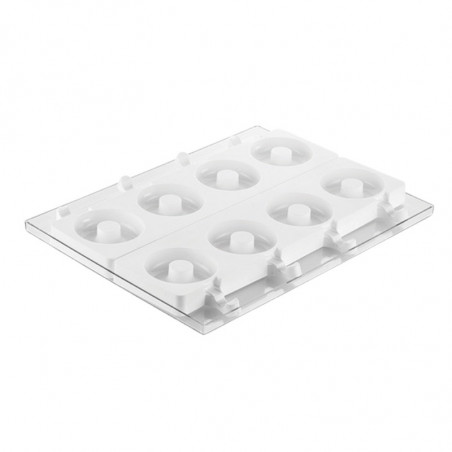 GEL13 DONUTS SILIKOMART 25.363.87.0098 zestaw form do lodów na patyku