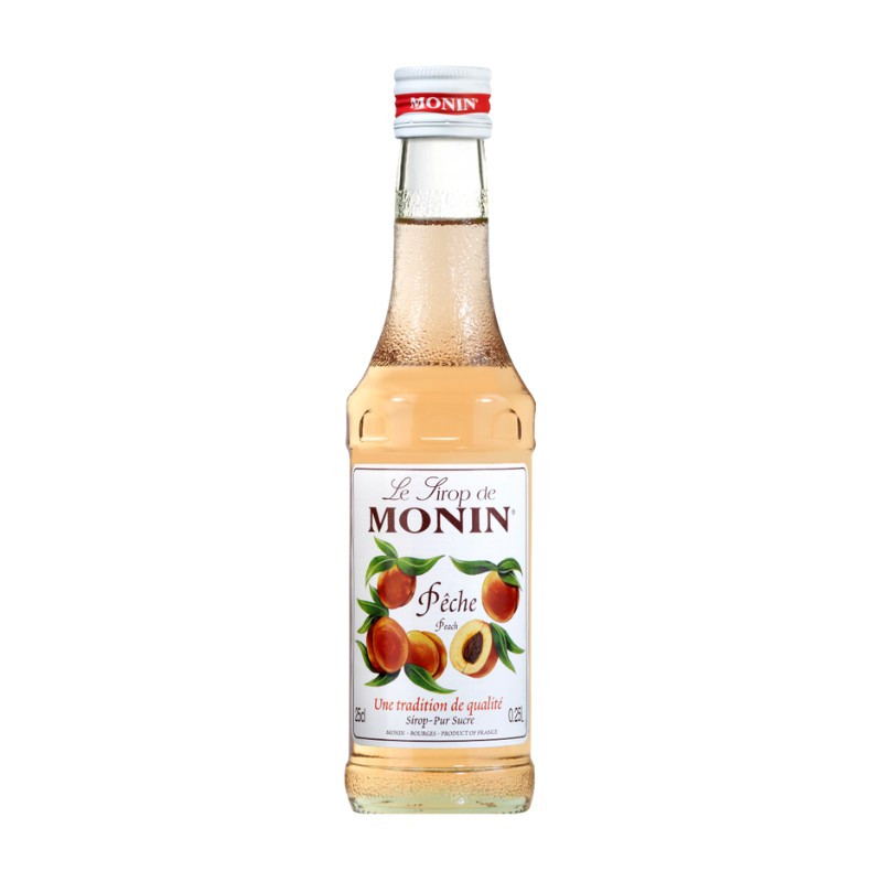 0,25l PEACH LE SIROP DE MONIN syrop o smaku brzoskwiniowym