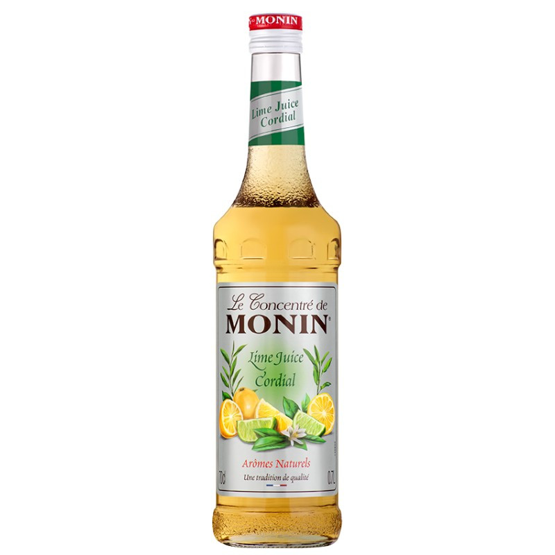 0,7l LIME JUICE CORDIAL LE CONCENTRATE DE MONIN skoncentrowany napój cytrynowo-limonkowy 0,7l LIME JUICE CORDIAL LE CONCENTRATE DE MONIN skoncentrowany napój cytrynowo-limonkowy