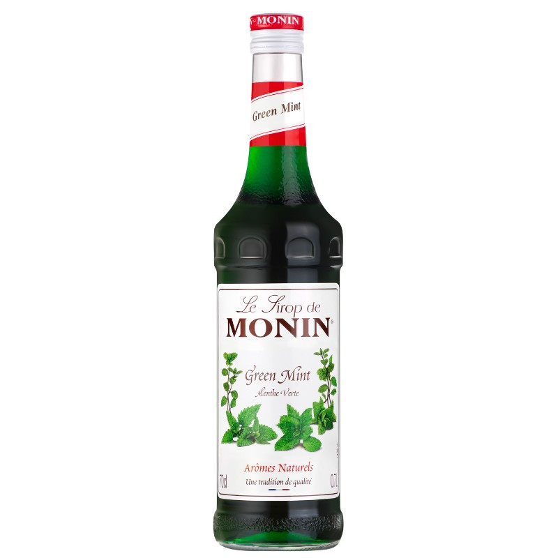 0,7l GREEN MINT LE SIROP DE MONIN zielony syrop o smaku miętowym 0,7l GREEN MINT LE SIROP DE MONIN zielony syrop o smaku miętowym