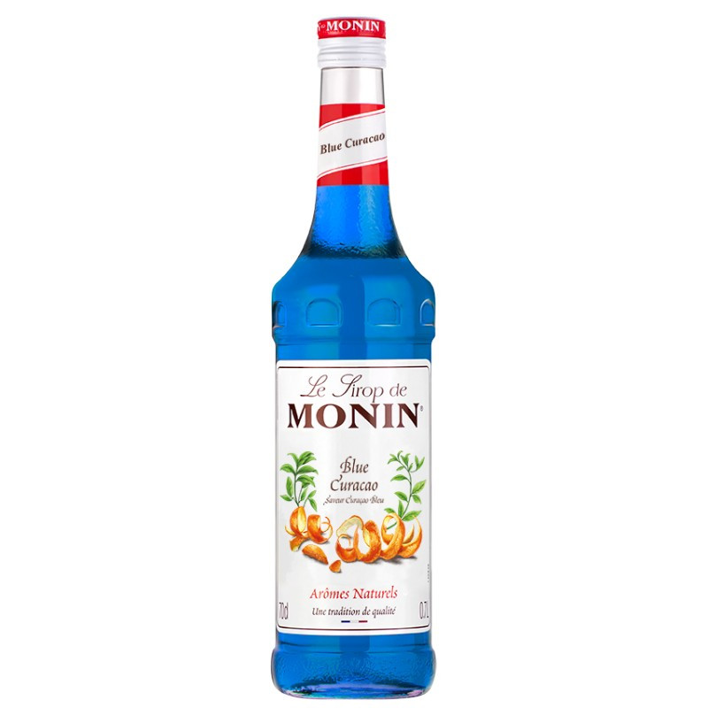 0,7l BLUE CURACAO LE SIROP DE MONIN syrop o smaku gorzkich pomarańczy