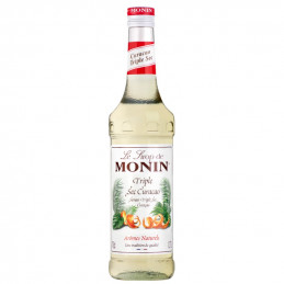 0,7l CURACAO TRIPLE SEC LE SIROP DE MONIN syrop o słodko-gorzkim aromacie skórki pomarańczowej