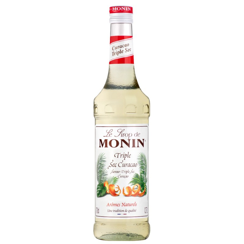 0,7l CURACAO TRIPLE SEC LE SIROP DE MONIN syrop o słodko-gorzkim aromacie skórki pomarańczowej