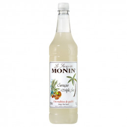 1l CURACAO TRIPLE SEC LE SIROP DE MONIN syrop o słodko-gorzkim aromacie skórki pomarańczowej