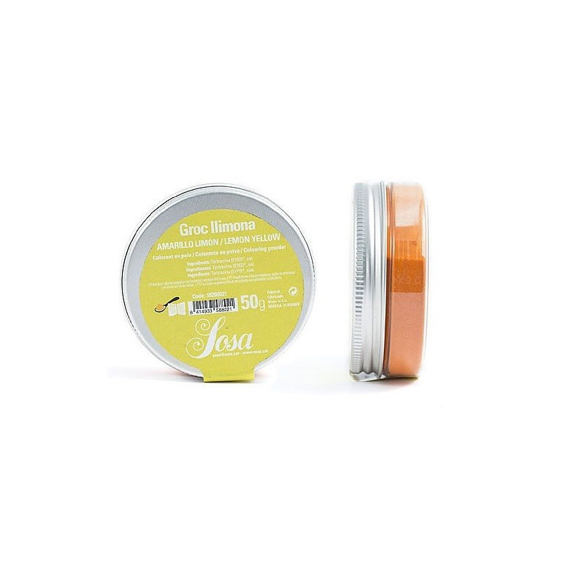 70g Barwnik w proszku ŻÓŁTY JASNY Lemon yellow 59200021 Sosa 70g Barwnik w proszku ŻÓŁTY JASNY Lemon yellow 59200021 Sosa