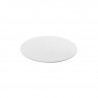 ∅ 28 cm PODKŁADKA OKRĄGŁA BIAŁA Z PLEXI SWEET DECOR do serwowania wysokość ok. 3 mm