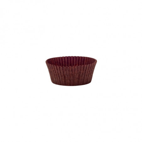 2000 szt. PAPILOTKA 6 BRĄZOWA NOVACART papilotki okrągłe ∅ 44 x h 23 mm