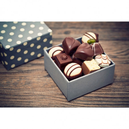 2000 szt. PAPILOTKA 3 BRĄZOWO ZŁOTA NOVACART papilotki okrągłe do pralin ∅ 31 x h 18 mm