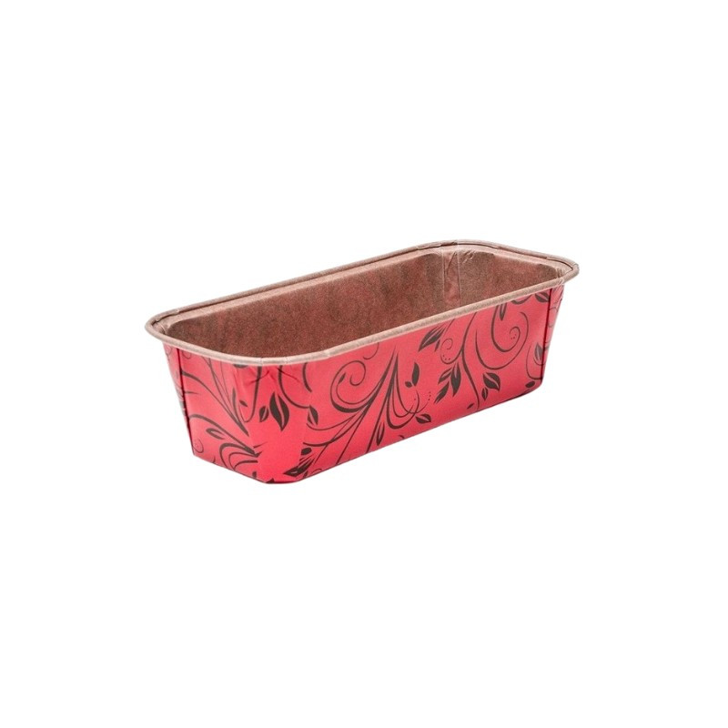 FORMA PLUMK 158-54 CZERWONA NOVACART 158 x 54 x h 50 mm papierowa forma z powłoką foliową FORMA PLUMK 158-54 CZERWONA NOVACART 158 x 54 x h 50 mm papierowa forma z powłoką foliową