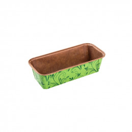 FORMA PLUMK 158-54 ZIELONA NOVACART 158 x 54 x h 50 mm papierowa forma z powłoką foliową
