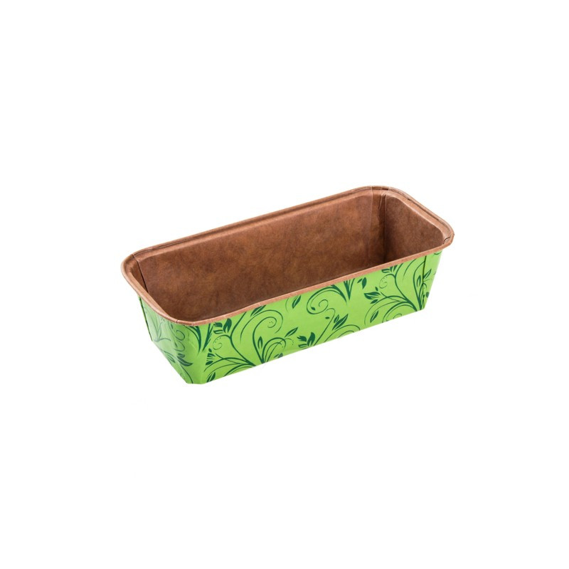 FORMA PLUMK 158-54 ZIELONA NOVACART 158 x 54 x h 50 mm papierowa forma z powłoką foliową FORMA PLUMK 158-54 ZIELONA NOVACART 158 x 54 x h 50 mm papierowa forma z powłoką foliową