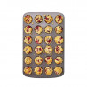 ∅ 4.5 x h 2 cm FORMA DO MINI MUFFINEK 881 112 BIRKMANN forma do wypieku 24 małych babeczek