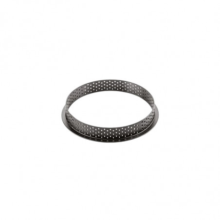 1 szt. ∅ 250 x h 20 mm TARTE RING ROUND 250 SILIKOMART 52.387.20.0065 rant perforowany z kompozytu