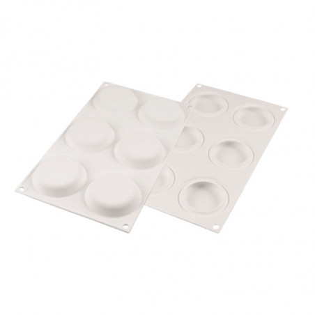 KIT TARTE RING ROUND 80 25.243.87.0065 SILIKOMART zestaw forma + 6 perforowanych rantów ∅ 80 x h 20 mm