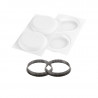 KIT TARTE RING ROUND 120 25.285.87.0065 SILIKOMART zestaw forma + 2 perforowane ranty ∅ 120 x h 20 mm