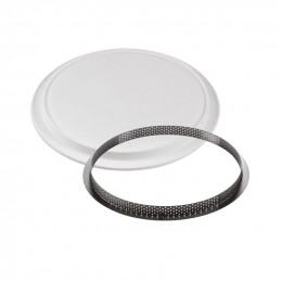 KIT TARTE RING ROUND 250 20.387.87.0065 SILIKOMART zestaw forma + perforowany rant ∅ 250 x h 20 mm