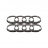 KIT TARTE RING COCOA 70 25.309.87.0065 SILIKOMART zestaw forma + 8 perforowanych rantów ∅ 70 x h 20 mm