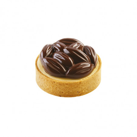 KIT TARTE RING COCOA 70 25.309.87.0065 SILIKOMART zestaw forma + 8 perforowanych rantów ∅ 70 x h 20 mm