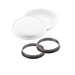 KIT TARTE RING PALET 150 25.402.87.0065 SILIKOMART zestaw forma + 2 perforowane ranty ∅ 150 x h 20 mm