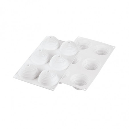 KIT TARTE RING MONTBLANC 80 25.297.87.0065 SILIKOMART zestaw forma + 6 perforowanych rantów ∅ 80 x h 20 mm