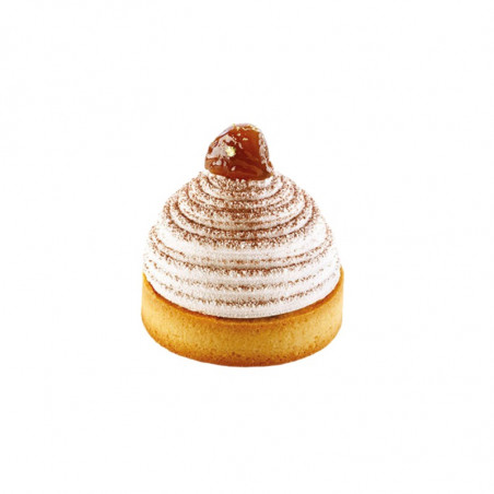 KIT TARTE RING MONTBLANC 80 25.297.87.0065 SILIKOMART zestaw forma + 6 perforowanych rantów ∅ 80 x h 20 mm