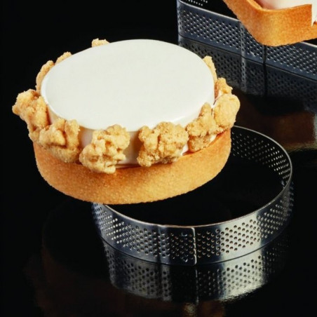 ∅ 110 x h 20 mm XF1120 RANT PERFOROWANY PAVONI okrągły rant ze stali nierdzewnej